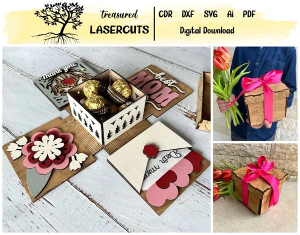 Caja Explosiva Para El Dia De La Madre Creativo Digital